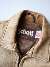 Load image into Gallery viewer, 1980s Schott Leather Flight Jacket - M/L
