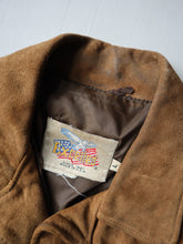 Load image into Gallery viewer, 1980s Excelled Suede Leather Fringe Jacket - L
