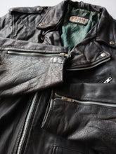 Load image into Gallery viewer, 1980&#39;s Italian Leather Biker Jacket - M/L
