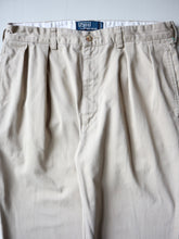 Load image into Gallery viewer, 1990s Polo Ralph Lauren Pleated Chino Pants - 33&quot;
