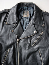 Load image into Gallery viewer, 1980s Cropped Leather Biker Jacket - S
