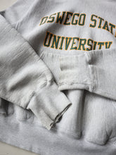 Load image into Gallery viewer, 1990s Distressed Oswego State University Reverse Weave Hoodie - M
