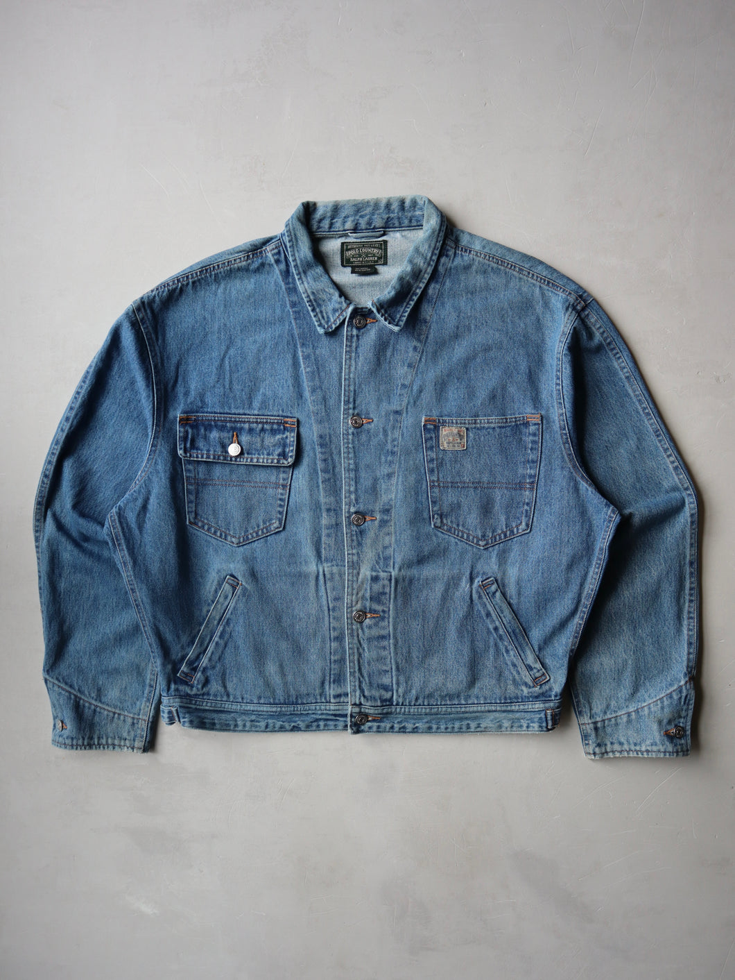 1990's Made in USA Polo Country Ralph Lauren Denim Jacket - XL