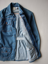 Load image into Gallery viewer, 1970s Wrangler Safari Style Denim Jacket - XXS
