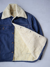 Load image into Gallery viewer, 1970&#39;s Roebucks Sherpa Lined Denim Jacket - M/L
