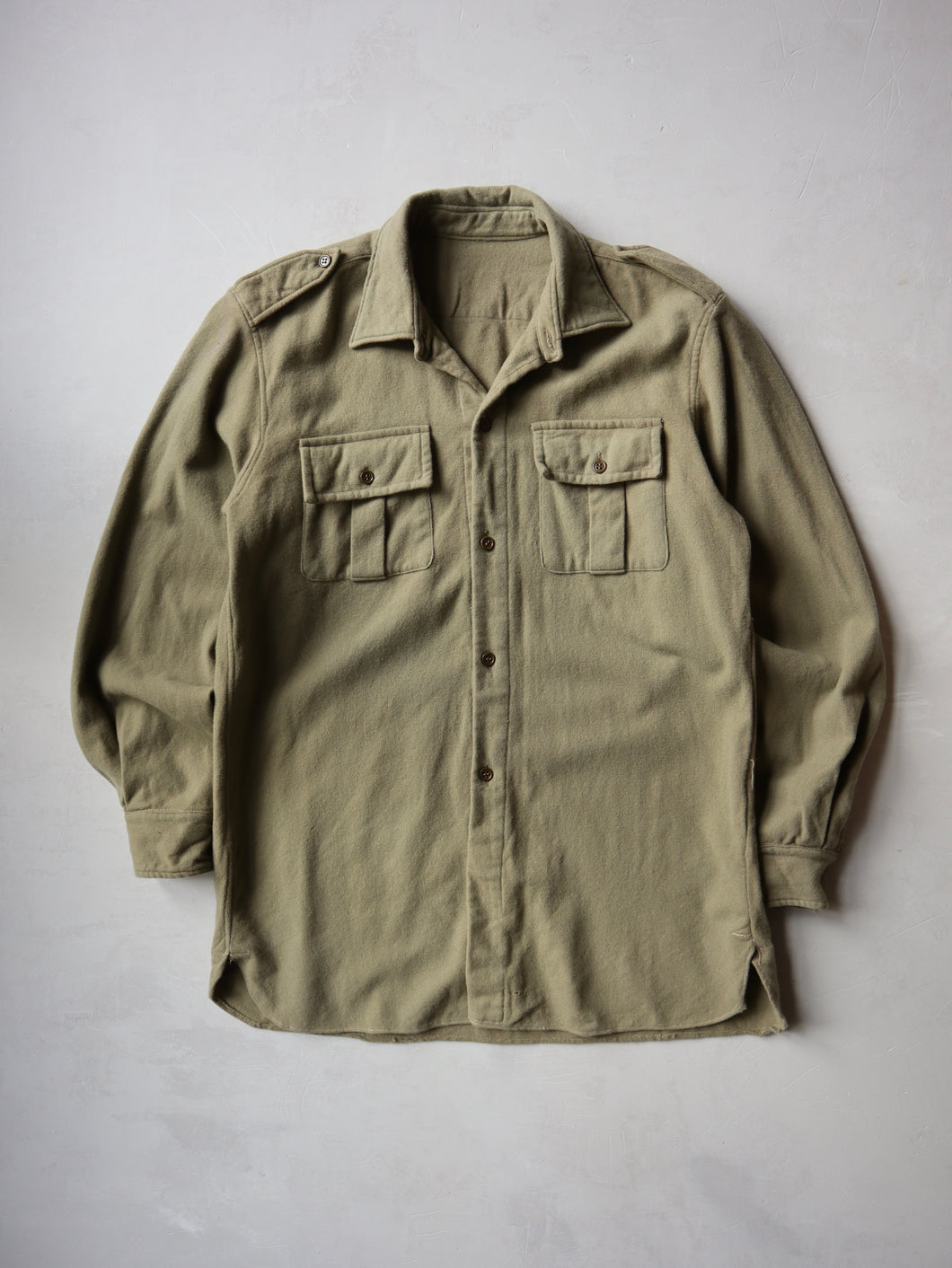 1940's U.S Army Wool Officer Shirt - M