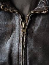 Load image into Gallery viewer, 1970s U.S Navy G-1 Leather Flight Jacket - M
