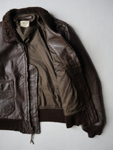 Load image into Gallery viewer, 1980s U.S Navy G-1 Leather Flight Jacket - L
