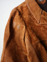 Load image into Gallery viewer, 1960s Pellux Double Breasted Suede Leather Jacket - L
