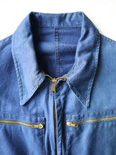Load image into Gallery viewer, 1960s Faded French Moleskin Cyclist Jacket - L
