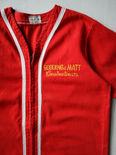 Load image into Gallery viewer, 1960s Gooding &amp; Matt Construction Baseball Jersey - XS

