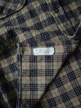 Load image into Gallery viewer, 1970s Wool &amp; Linen Blend Check Shirt - L
