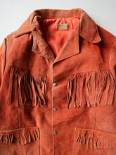 Load image into Gallery viewer, 1970s Suede Leather Fringe Jacket - M
