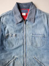 Load image into Gallery viewer, 1970s Distressed OshKosh Denim Jacket - M
