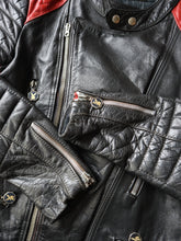 Load image into Gallery viewer, 1970&#39;s Moto Cuir Paris Cafe Racer Leather Jacket - S
