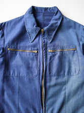 Load image into Gallery viewer, 1960s Faded French Moleskin Cyclist Jacket - L
