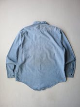 Load image into Gallery viewer, 1970s Sears Perma-Prest Selvedge Chambray Shirt - M/L
