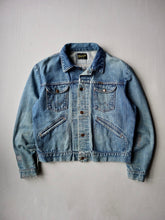 Load image into Gallery viewer, 1960/70s Repaired Wrangler 124MJ Selvedge Denim Jacket - M
