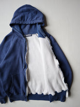 Load image into Gallery viewer, 1990s Faded Thermal Lined Zip Up Hoodie - S
