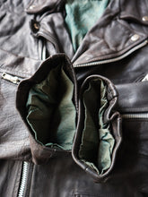 Load image into Gallery viewer, 1980&#39;s Italian Leather Biker Jacket - M/L
