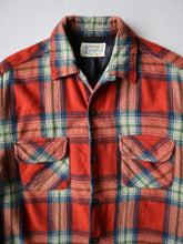 Load image into Gallery viewer, 1960s Towncraft Penney Plaid Loop Collar Shirt - M
