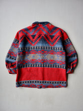 Load image into Gallery viewer, 1980s Women's Aztec Wool Blend Jacket - M
