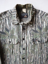 Load image into Gallery viewer, 1990&#39;s Rattlers Tree Bark Camo Flannel Shirt - M
