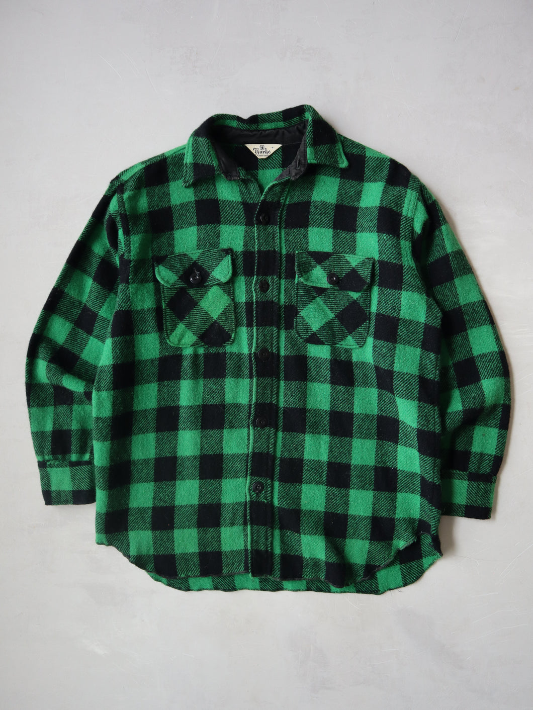 1950's Yorke Sportswear Plaid CPO Shirt - M/L