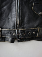 Load image into Gallery viewer, 1990s Cropped Biker Jacket - M
