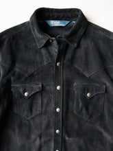 Load image into Gallery viewer, Polo Ralph Lauren Suede Leather Western Shirt - L
