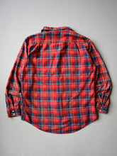 Load image into Gallery viewer, 1970s Distressed Sears Plaid Flannel Shirt - M
