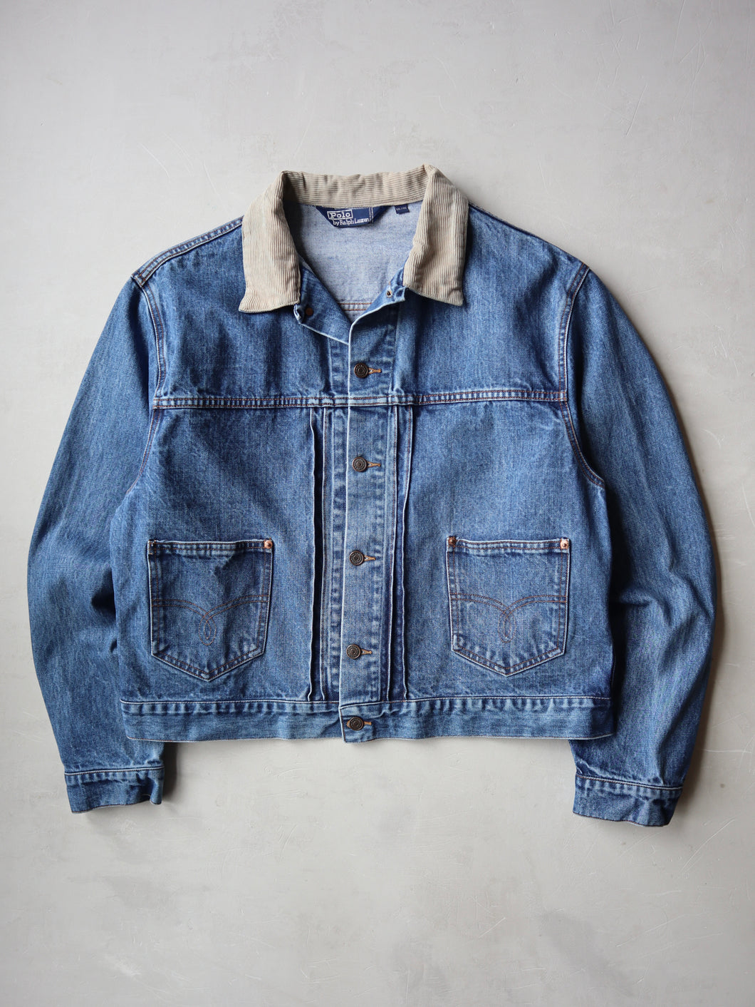 1980s Polo Ralph Lauren Type 2 Denim Jacket - XL