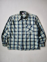 Load image into Gallery viewer, 1970s Distressed Happy Wear Flannel Shirt - M
