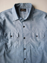 Load image into Gallery viewer, 1970s Sears Perma-Prest Selvedge Chambray Shirt - M/L
