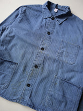 Load image into Gallery viewer, 1960s Thrashed German HBT Chore Jacket - L
