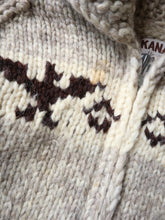 Load image into Gallery viewer, 1980s Kanata Cowichan Knit Zip Up - M
