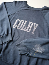 Load image into Gallery viewer, 1980s Thin &amp; Distressed Colby College Raglan Sweatshirt - XL
