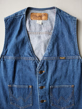Load image into Gallery viewer, 1990s Wrangler Denim Vest - M
