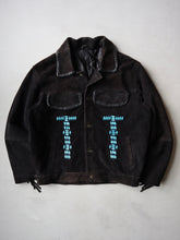 Load image into Gallery viewer, 1970&#39;s Native American Suede Leather Fringe Jacket - XL
