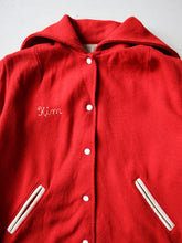 Load image into Gallery viewer, 1950/60&#39;s Holloway Hooded Varsity Jacket - M
