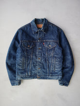 Load image into Gallery viewer, 1970/80&#39;s Made in USA Levi&#39;s 70506 Blanket Lined Denim Jacket - S
