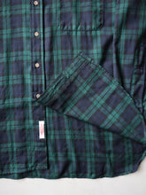 Load image into Gallery viewer, 1990&#39;s Pendleton Black Watch Tartan Plaid Wool Shirt - XL

