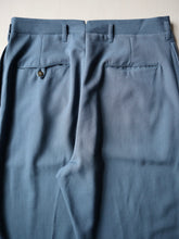 Load image into Gallery viewer, 1950s Drop Loop Gabardine Pleated Pants - 32"
