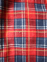 Load image into Gallery viewer, 1970s Distressed Sears Plaid Flannel Shirt - M
