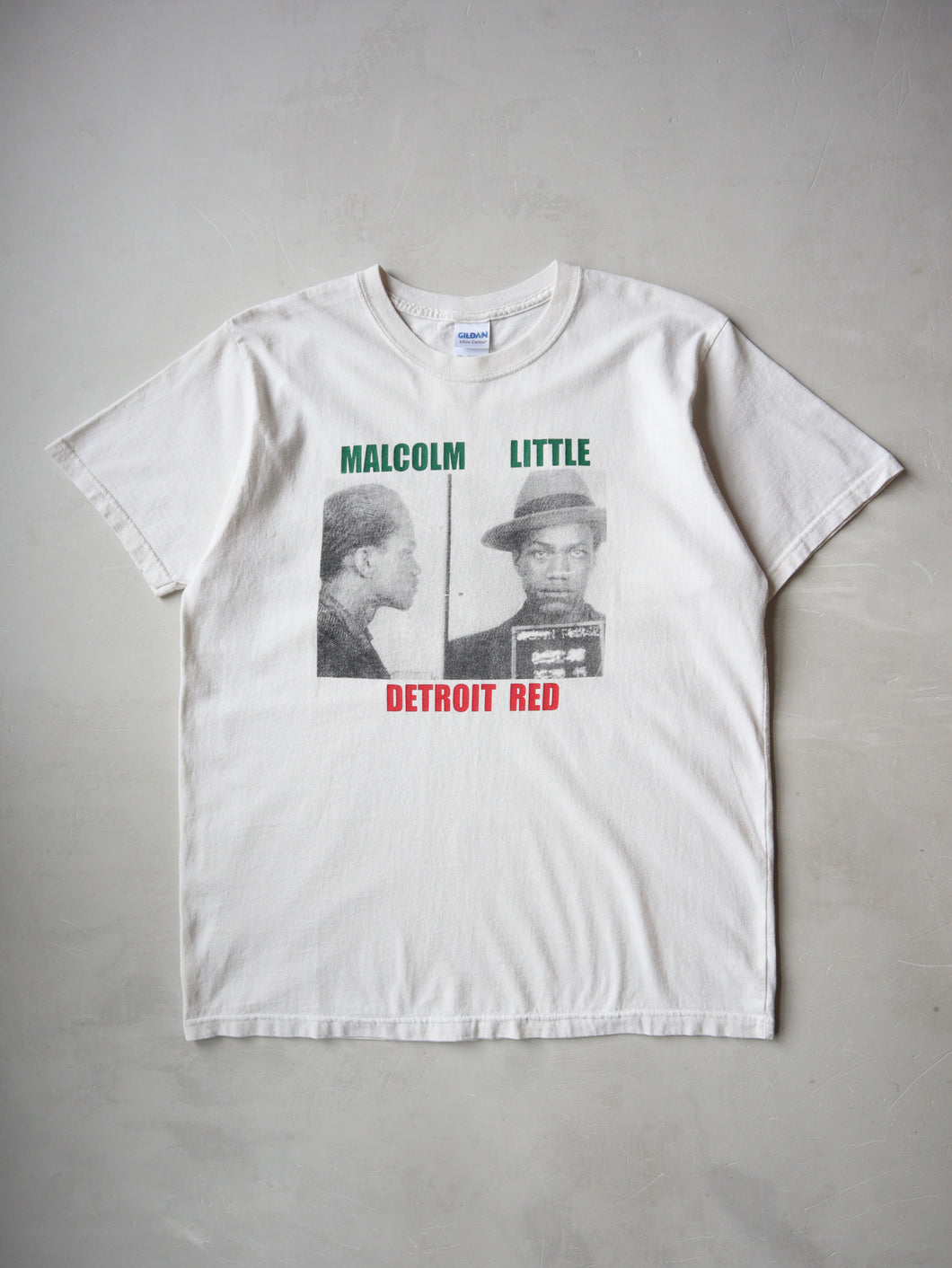 1990s Malcom X Mugshot T-Shirt - M/L
