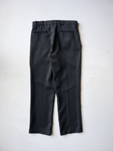 Load image into Gallery viewer, 1970&#39;s Action Flex Black Slacks - 32&quot;
