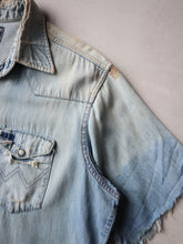 Load image into Gallery viewer, 1980s Thrashed Wrangler Chambray Shirt - L/XL
