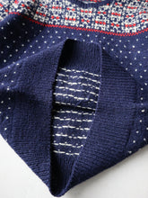 Load image into Gallery viewer, 1980s Nordic Style Wool Knit Sweater - S
