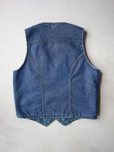 Load image into Gallery viewer, 1970&#39;s Wrangler Sherpa Lined No-Fault Denim Vest - S
