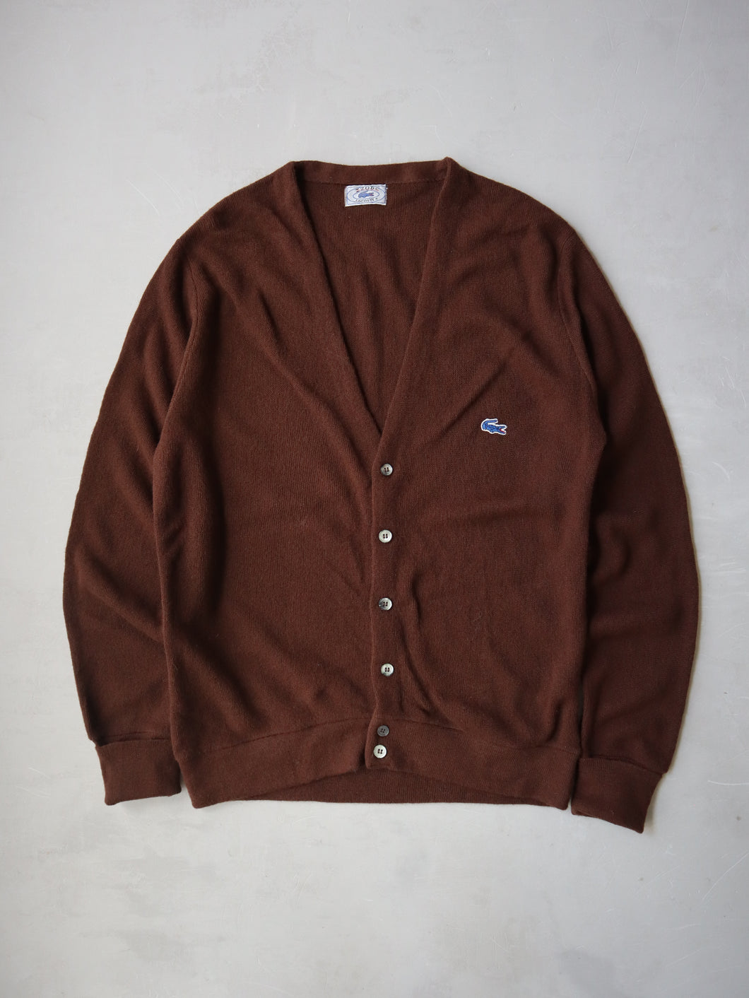 1970s IZOD Lacoste Cardigan - L